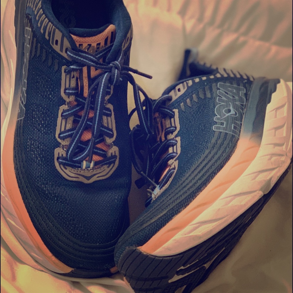 Hoka One One Bondi 6 Mood Indigo/Dusty Rose